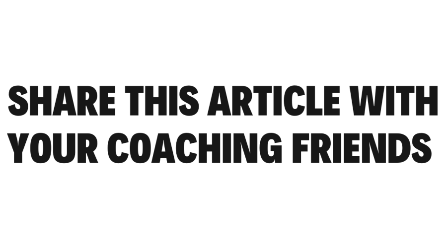 text saying share with coaches